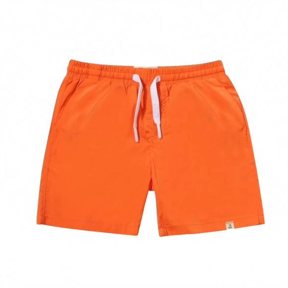 NEW ME & HENRY boy's splash swim shorts in tangerine - Picture 1 of 2